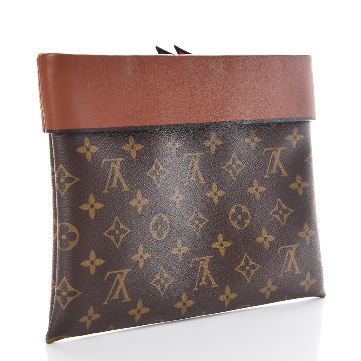 Louis Vuitton Monogram Tuileries Pochette Caramel 3 of 7