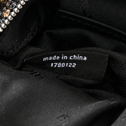 Alexander Wang Crystal Mesh Tiger Beiress Wristlet Black Multicolor 7 of 8