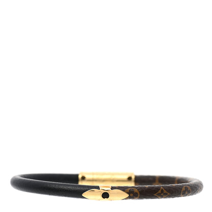 Louis Vuitton Monogram Daily Confidential Bracelet 17 Black 1 of 6