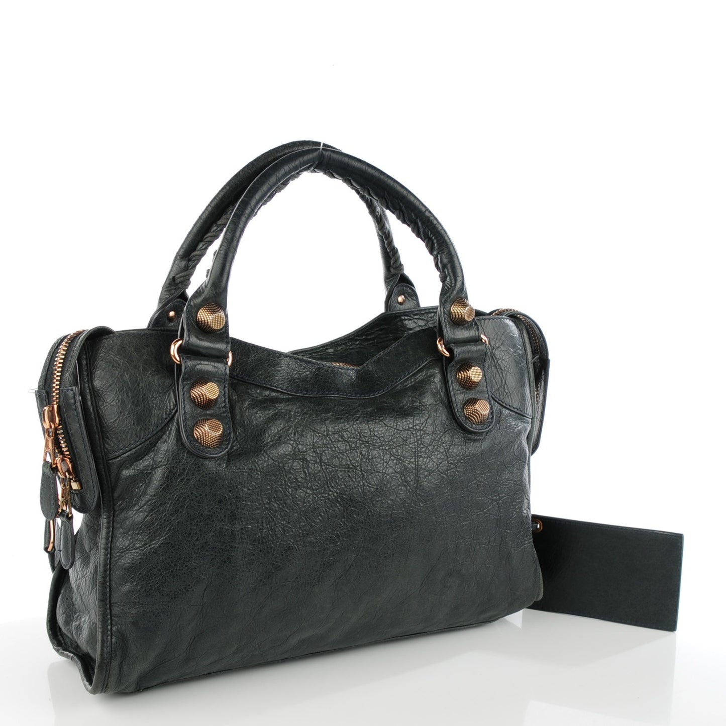 Agneau Giant 21 Rose Gold Hardware City Anthracite