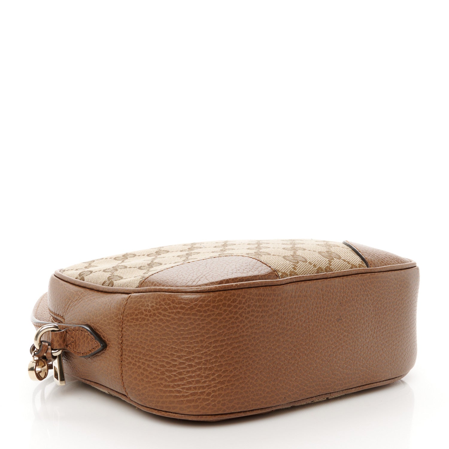 Gucci Monogram Mini Bree Messenger Bag Beige Tabacco 4 of 11
