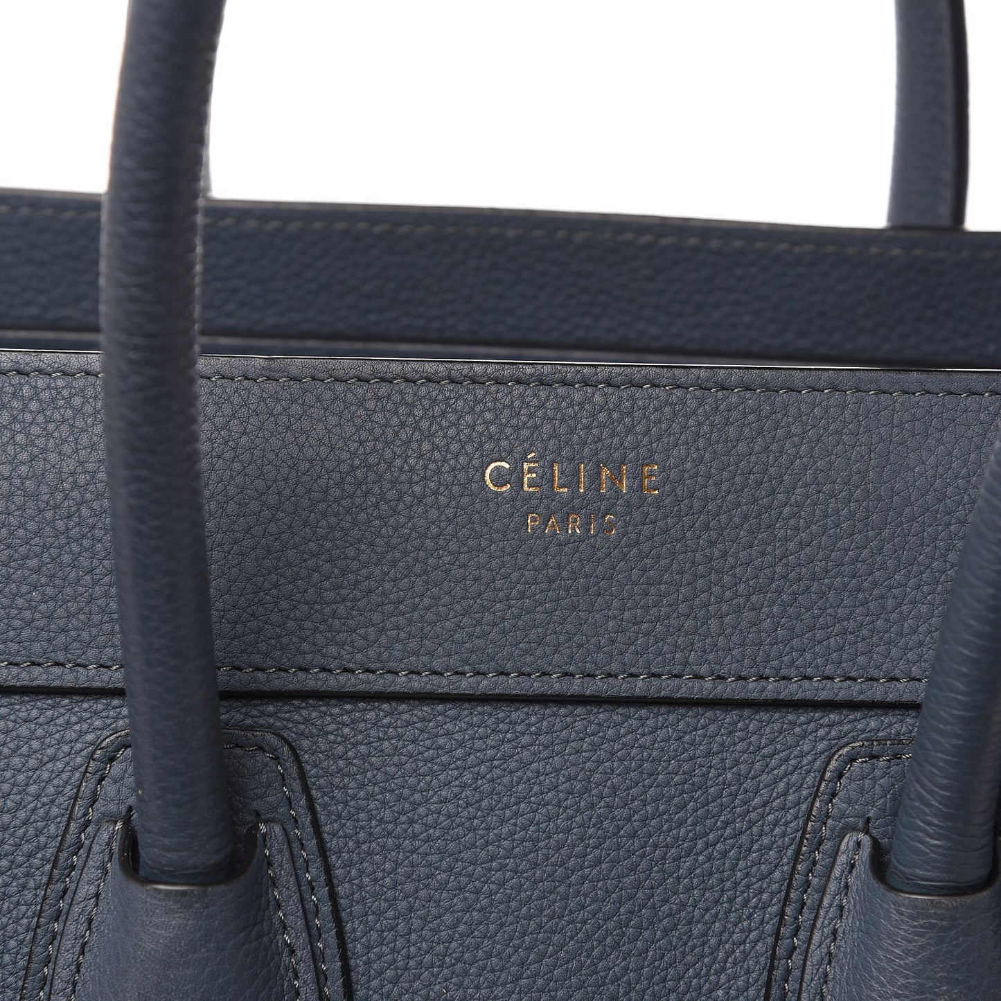 Drummed Calfskin Micro Luggage Orage