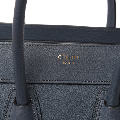 Celine Drummed Calfskin Micro Luggage Orage 14 of 20