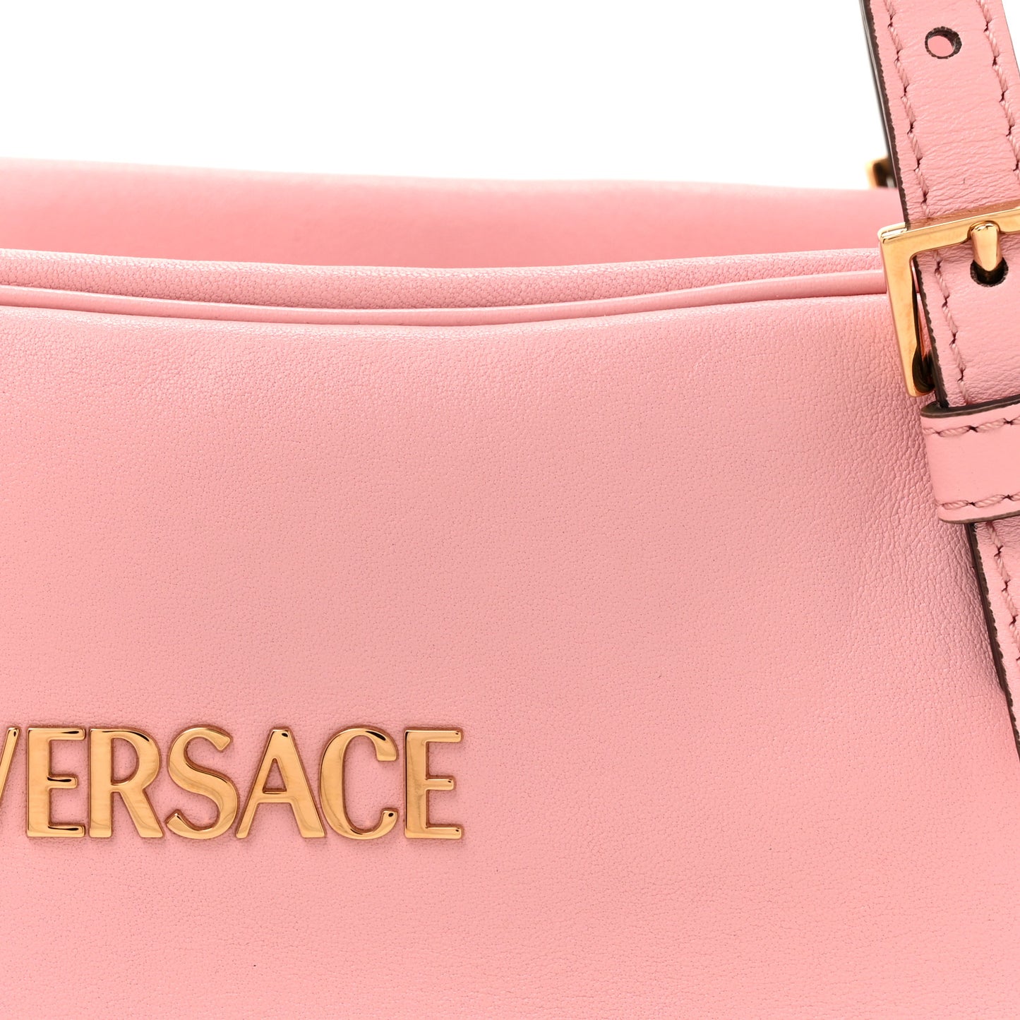 Lambskin Tag Bowling Bag Light Pink