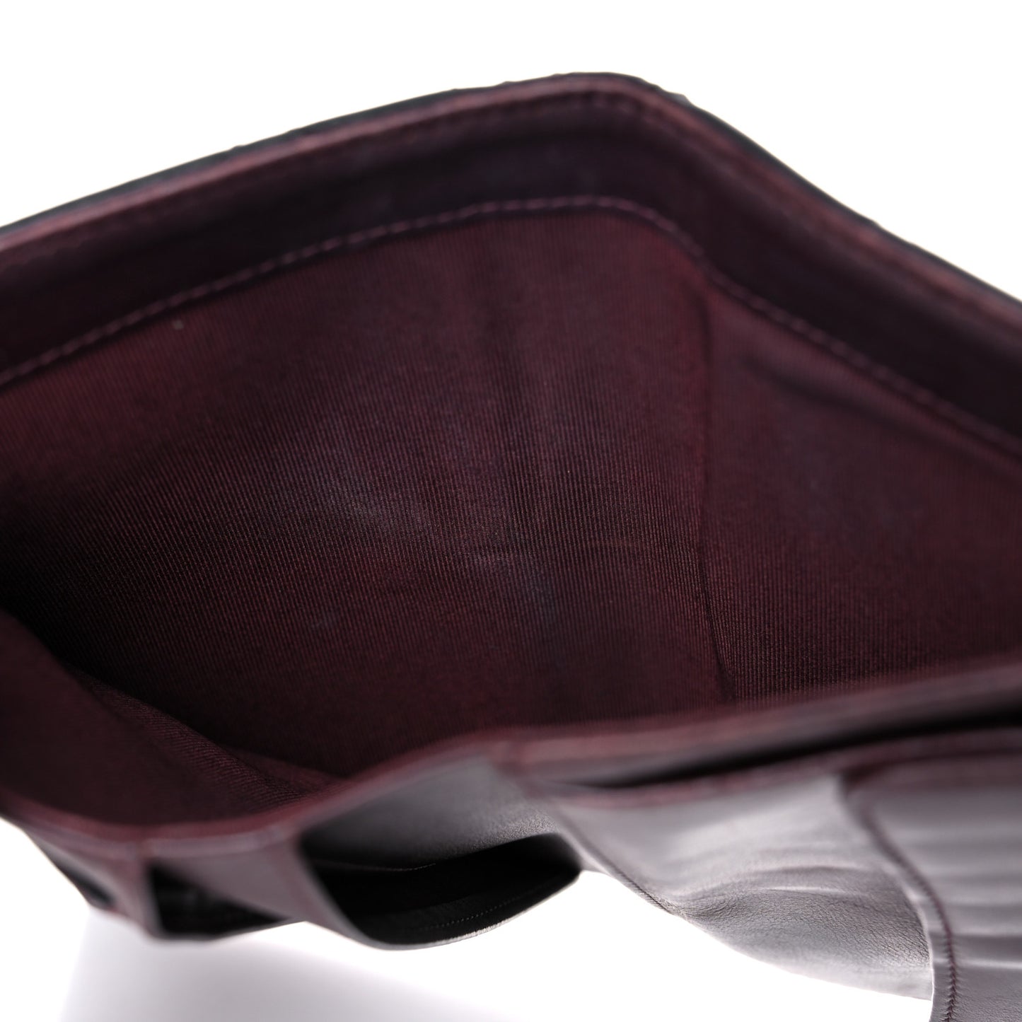 Caviar Quilted Large Flap Wallet Black
