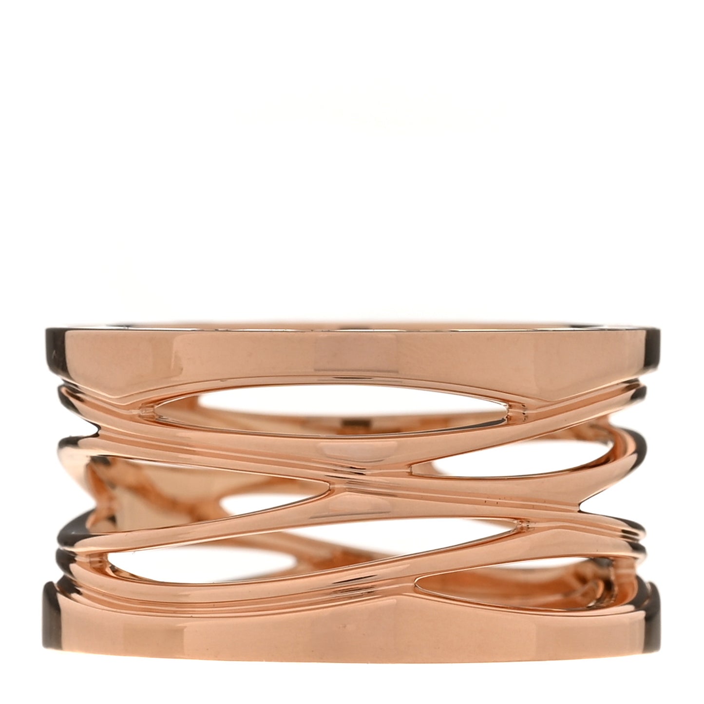 18K Rose Gold B.Zero1 Legend Four-Band Ring 58 8.5