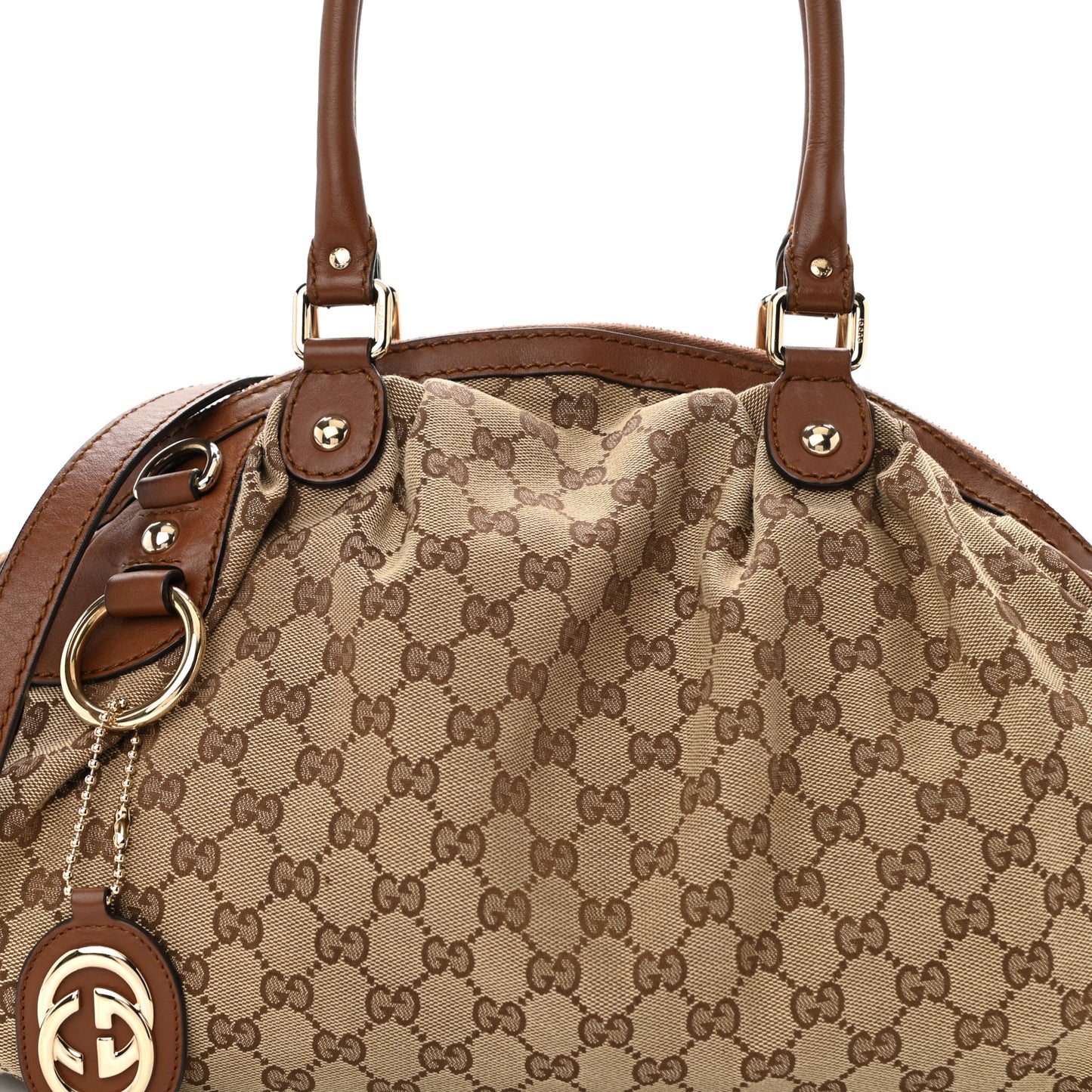 Monogram Medium Sukey Boston Brown
