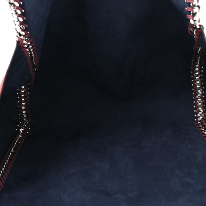 Stella McCartney Shaggy Deer Falabella Reversible Tote Red Navy 9 of 16