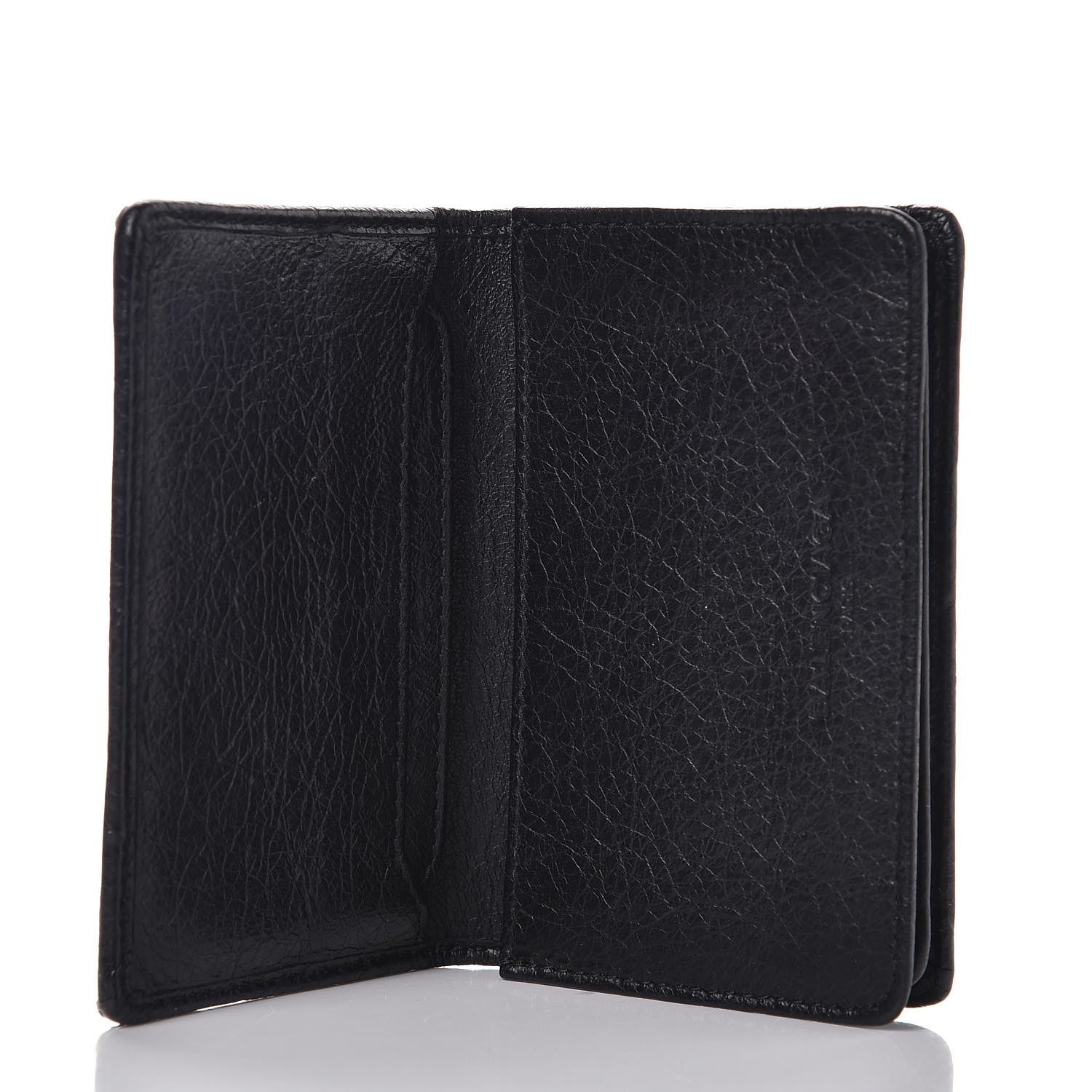 Balenciaga Agneau Classic Gold Hardware Card Case Black 5 of 8
