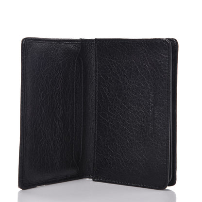 Balenciaga Agneau Classic Gold Hardware Card Case Black 5 of 8