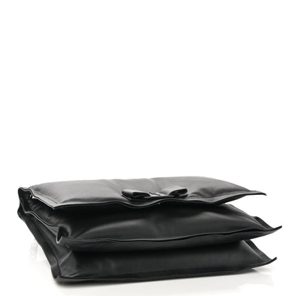 Salvatore Ferragamo Calfskin Small Viva Bow Shoulder Bag Black 4 of 11