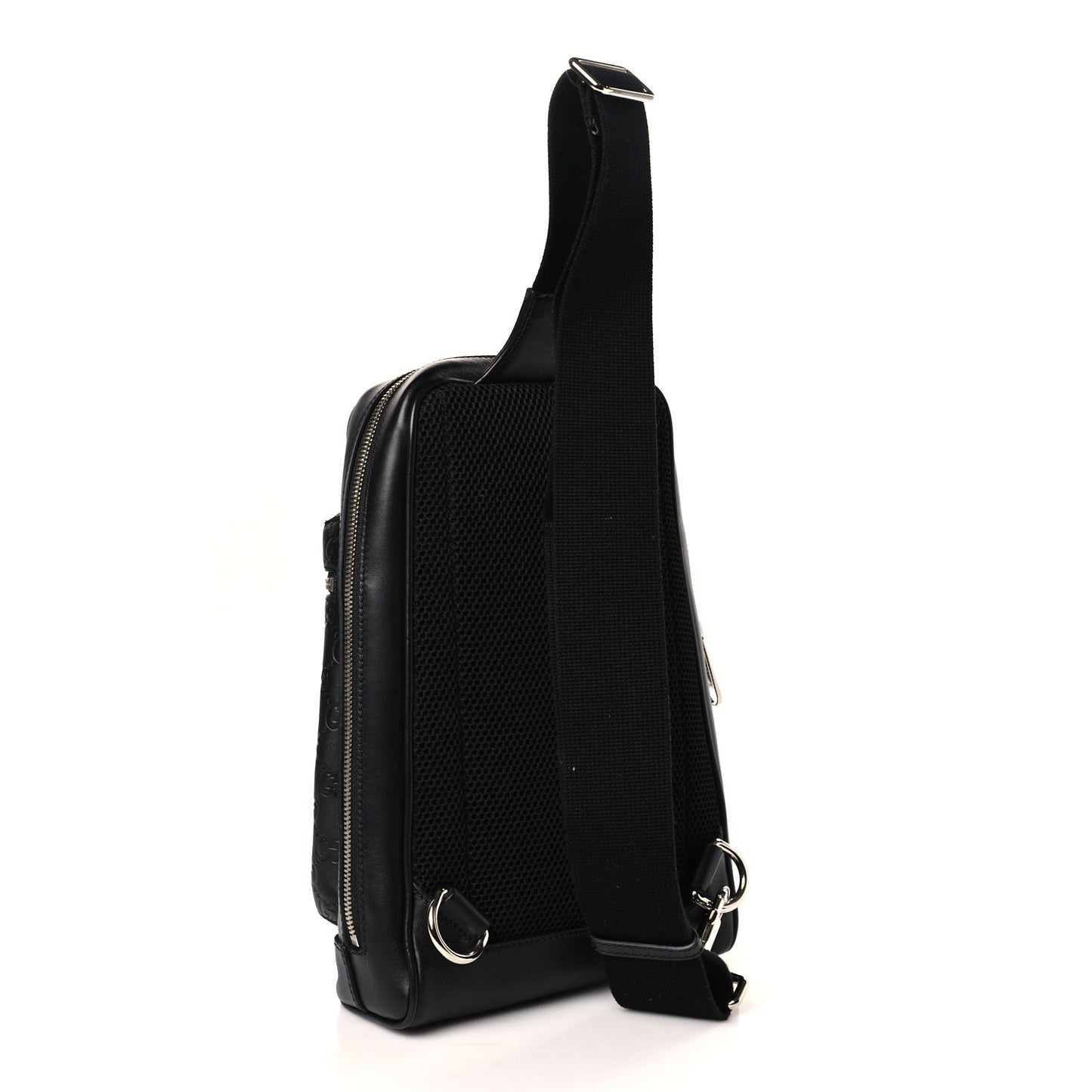 Guccissima Sling Backpack Black