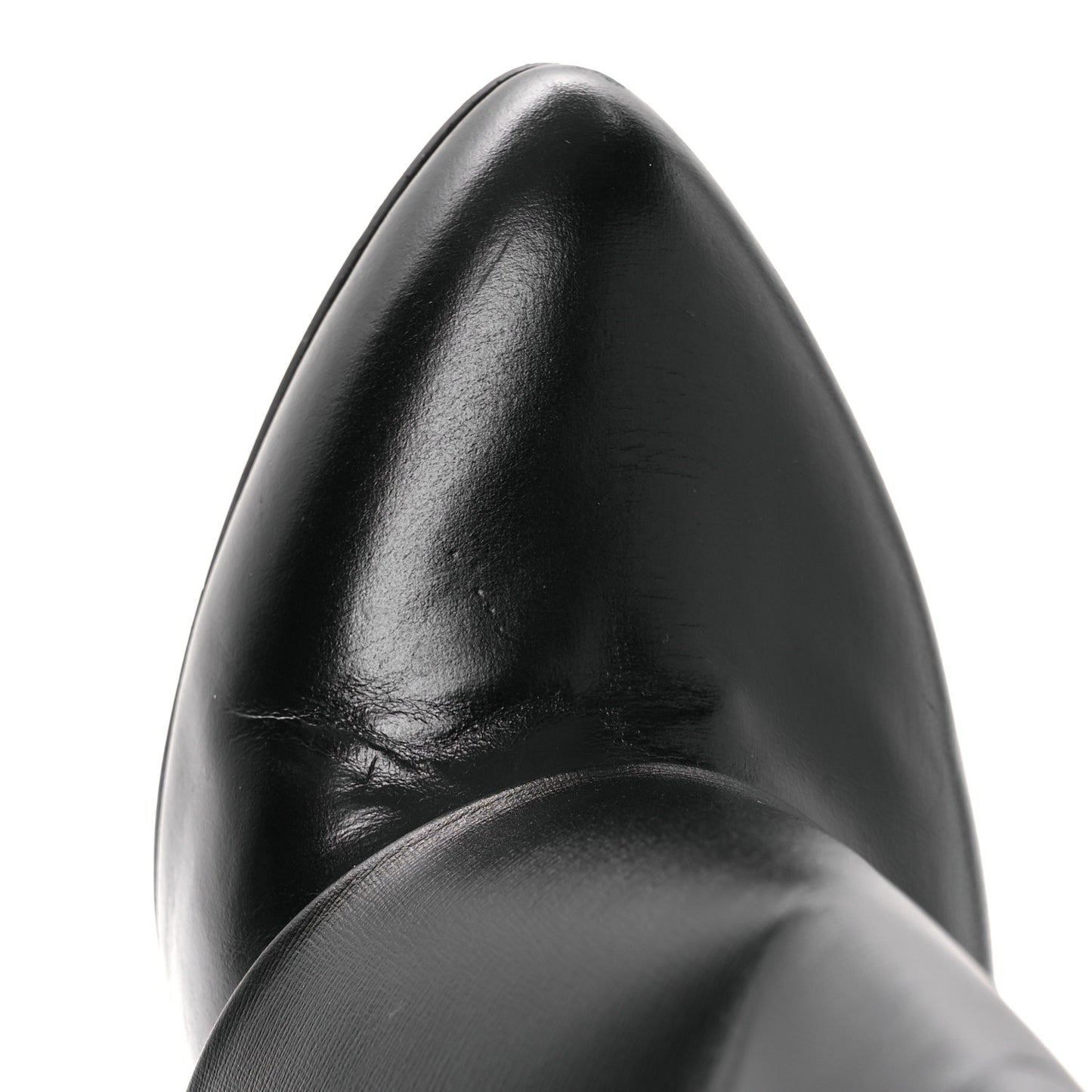 Calfskin Shark Lock Pant Boots 36 Black