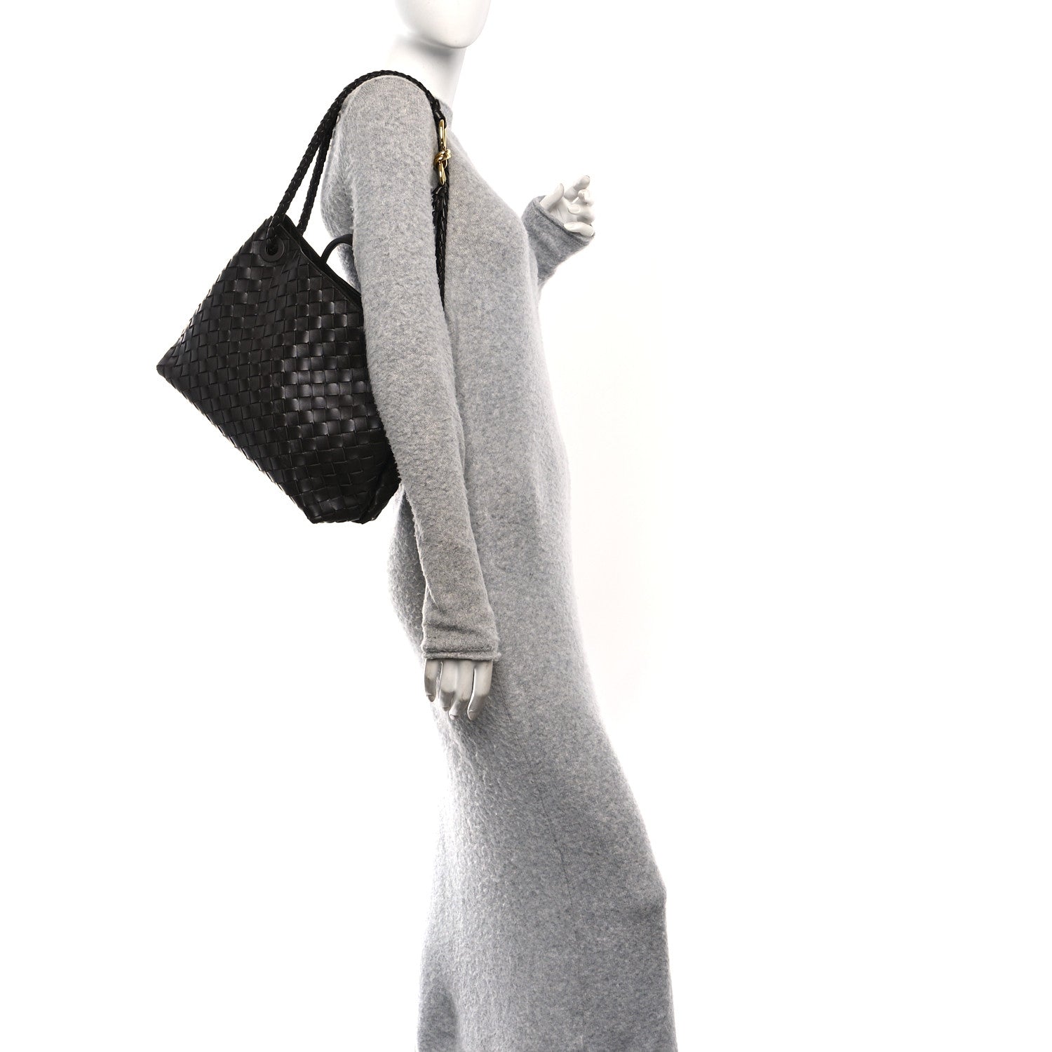 Bottega Veneta Nappa Intrecciato Medium Andiamo Shoulder Bag Fondant 2 of 9