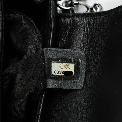 Chanel Calfskin Quilted Accordion Flap Black 7 of 7