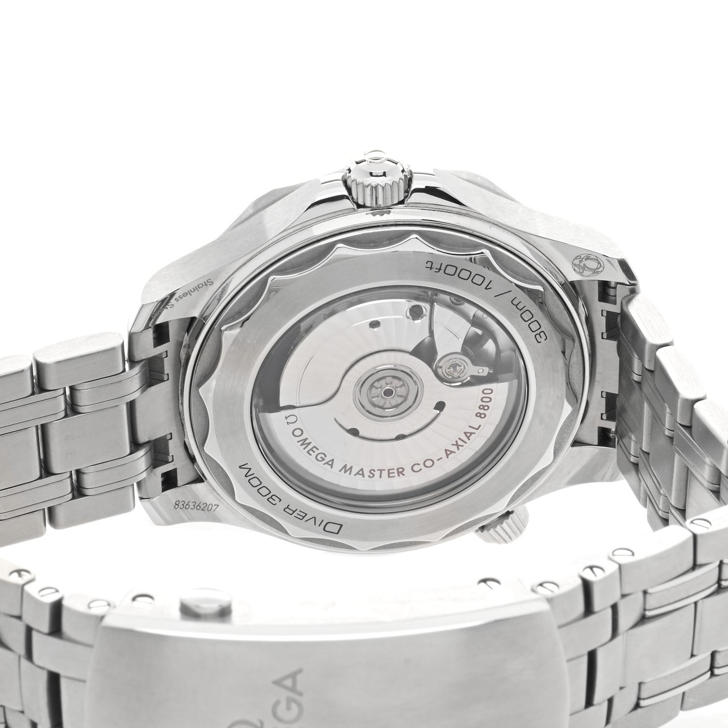 Stainless Steel 42mm Seamaster 300m Automatic Watch White 210.30.42.20.04.001