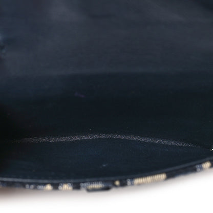 Christian Dior Oblique Nano Saddle Chain Pouch Blue 5 of 10