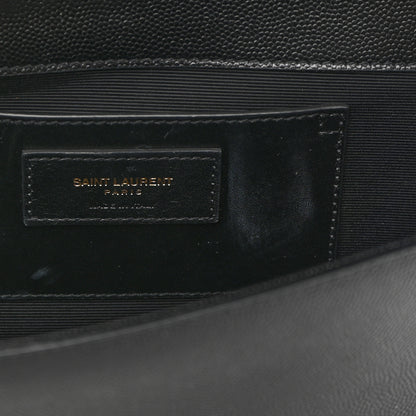 Saint Laurent Grain De Poudre Medium Classic Monogram Kate Satchel Black 10 of 11