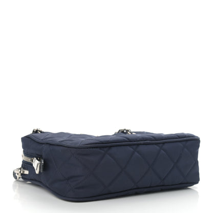 Prada Nylon Tessuto Impuntu Quilted Crossbody Bag Baltico 4 of 16