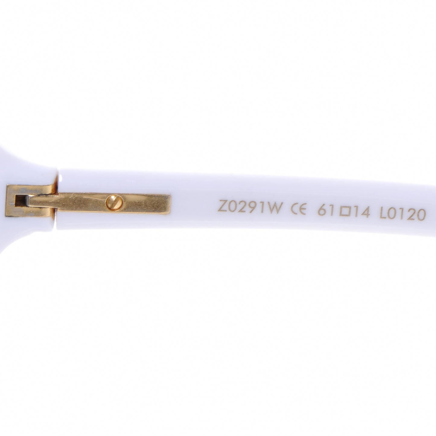 Flore Carre Sunglasses White