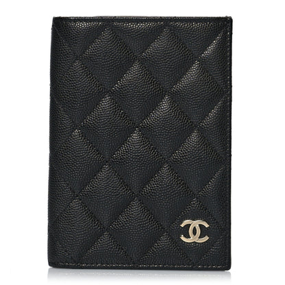 Chanel Caviar Quilted Passport Holder Black 1 of 9