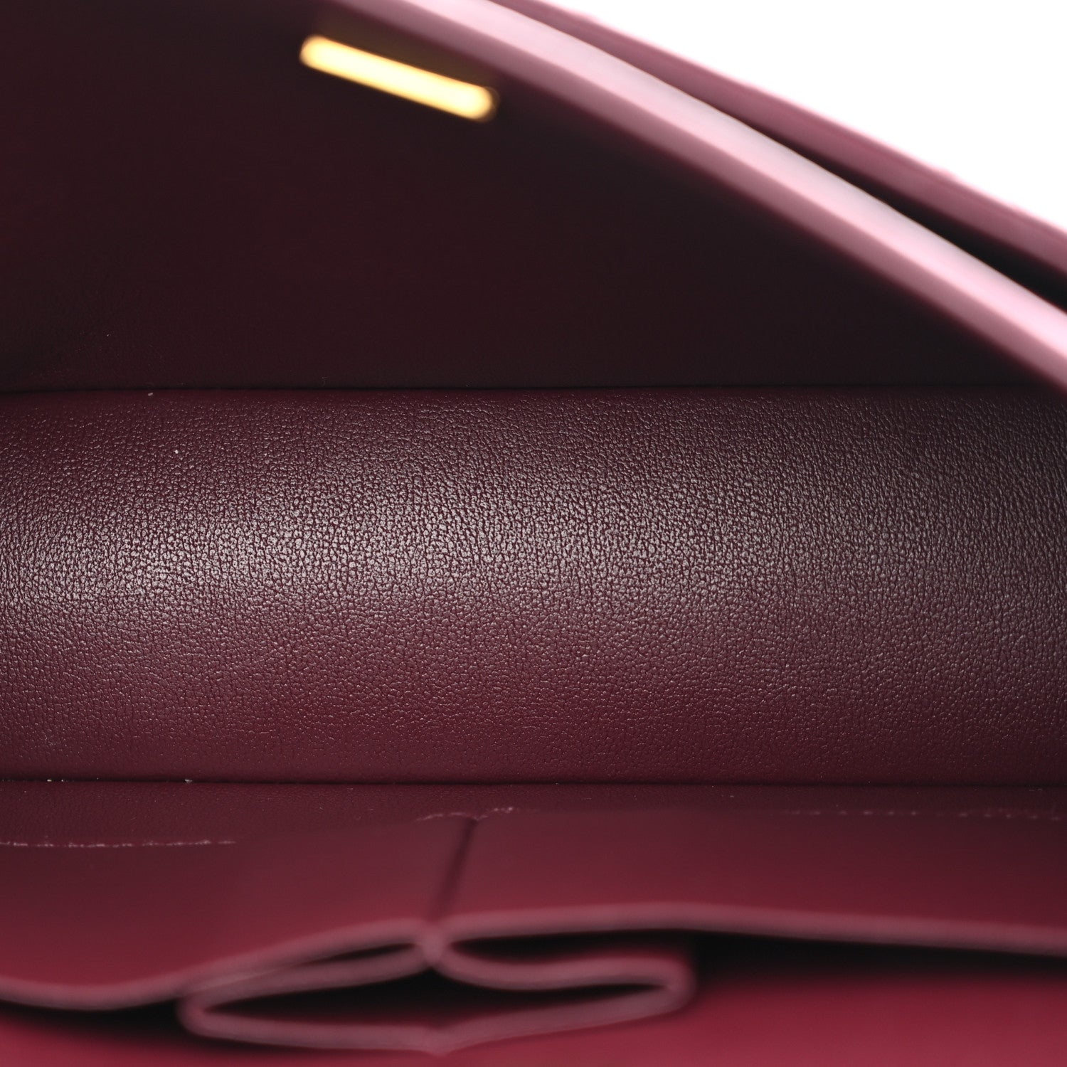 Chanel Lambskin Quilted Medium Double Flap Burgundy 5 of 13