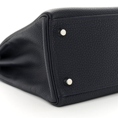 Hermes Togo Kelly Retourne 32 Bleu Nuit 9 of 13