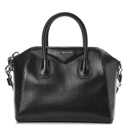 Givenchy Calfskin Dot Embossed Small Antigona Black 1 of 12