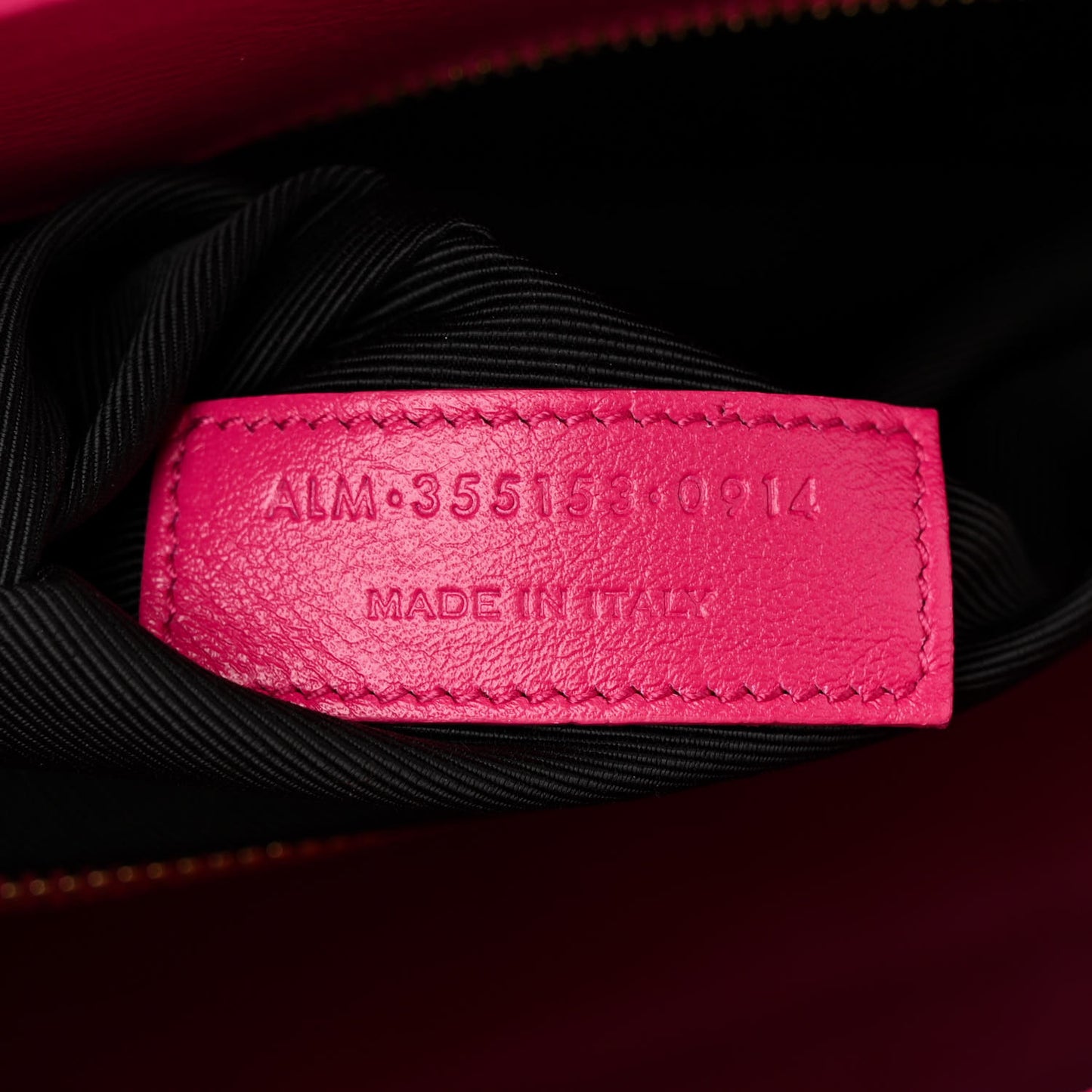 Calfskin Small Sac De Jour Lipstick Fuchsia