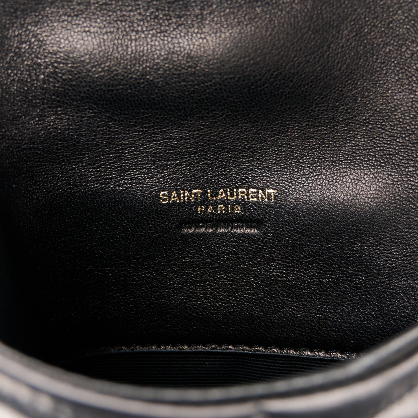 Lambskin Monogram Loulou Puffer Pouch Clutch Black