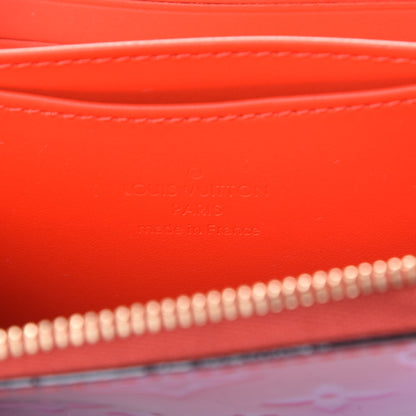 Louis Vuitton Metallic Vernis Degrade Zippy Coin Purse Pink Red 5 of 7