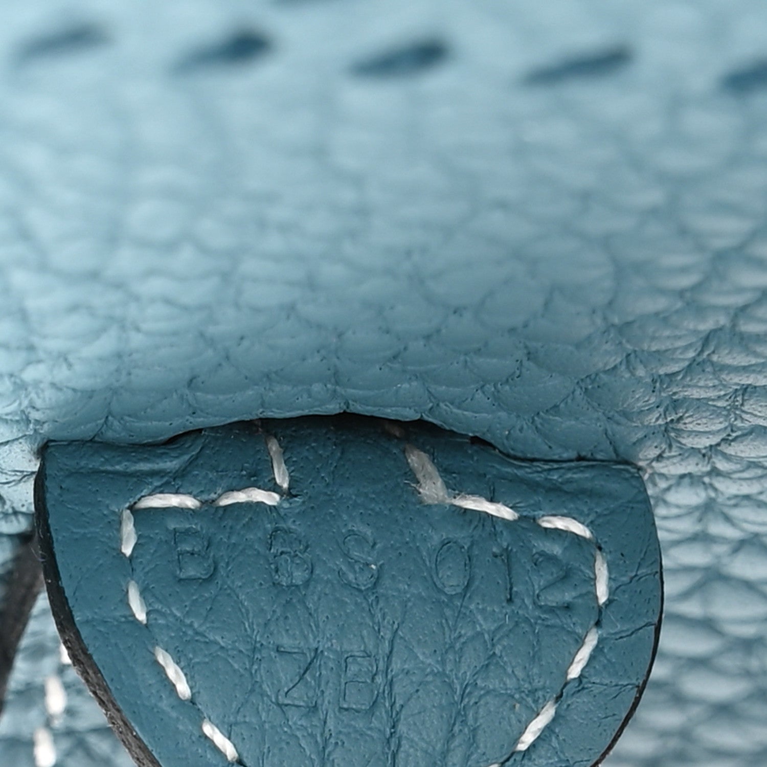 Hermes Taurillon Clemence Evelyne TPM New Blue Jean 7 of 11