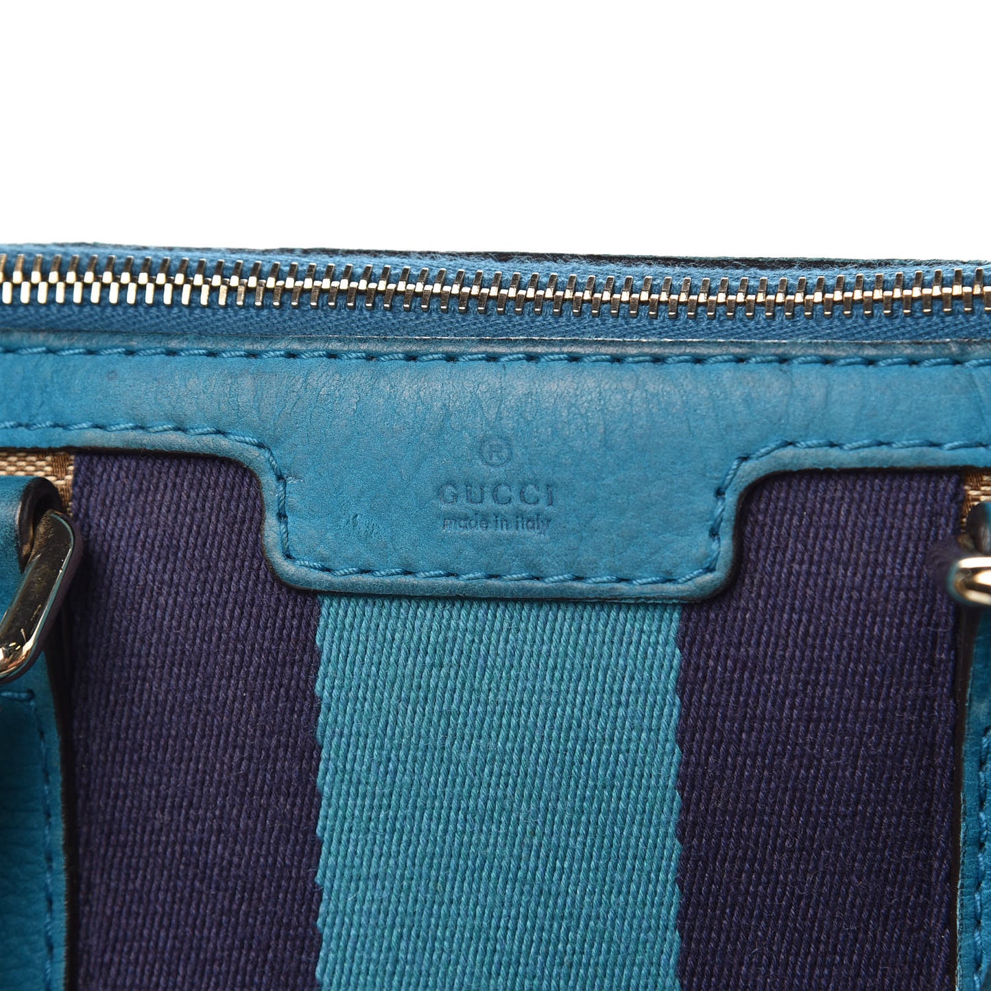 Monogram Vintage Web Medium Boston Teal