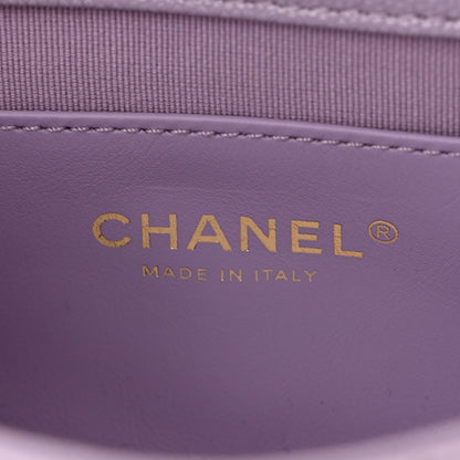 Chanel Caviar Quilted Funky Match Mini Flap Light Purple Light Purple 6 of 11