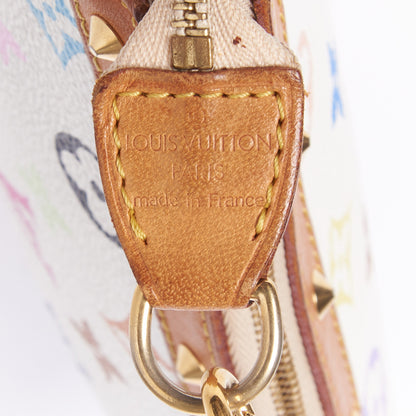 Louis Vuitton Monogram Multicolor Pochette Accessories White 6 of 7