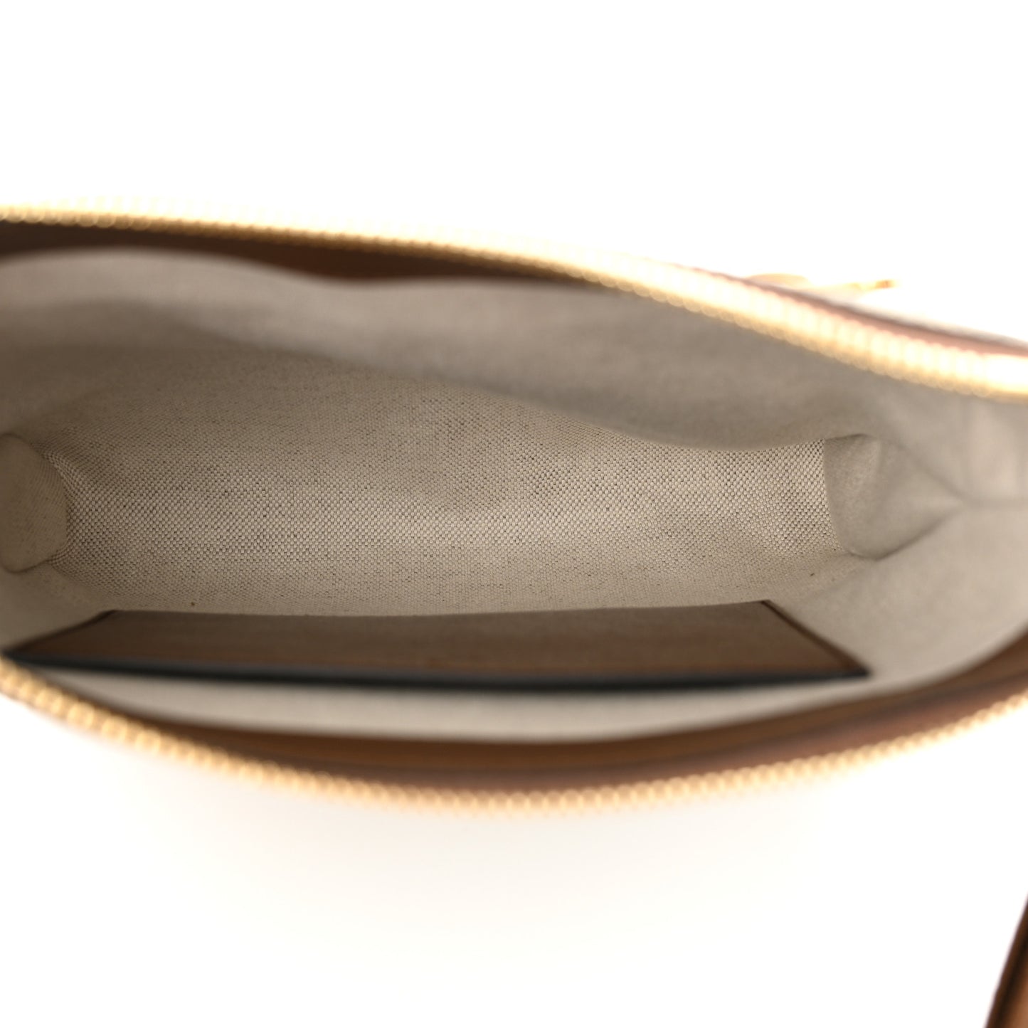 GG Supreme Monogram Azalea Calfskin Retro Interlocking G Flat Messenger Bag Beige Ebony Brown Sugar