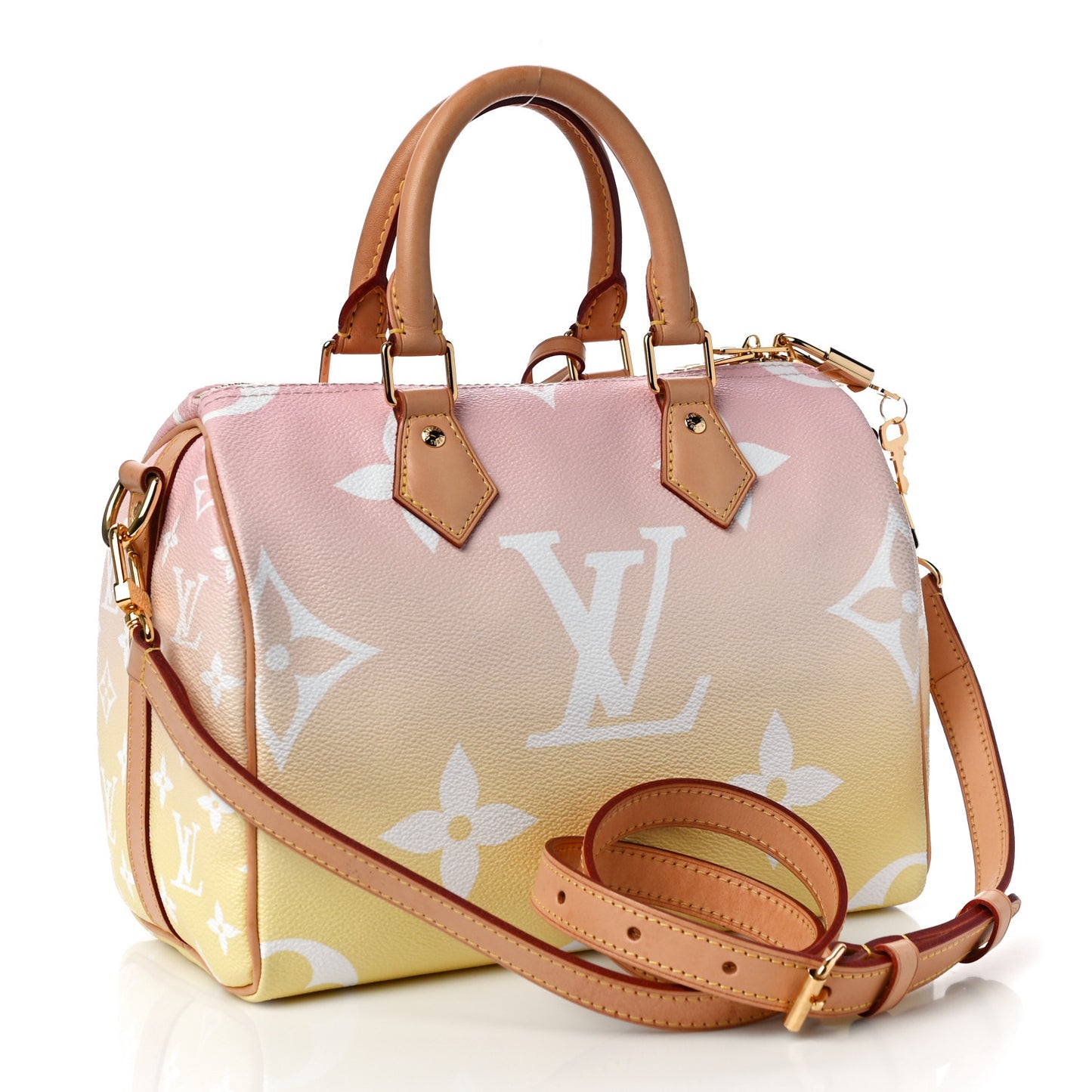 Monogram Giant By The Pool Speedy Bandouliere 25 Light Pink
