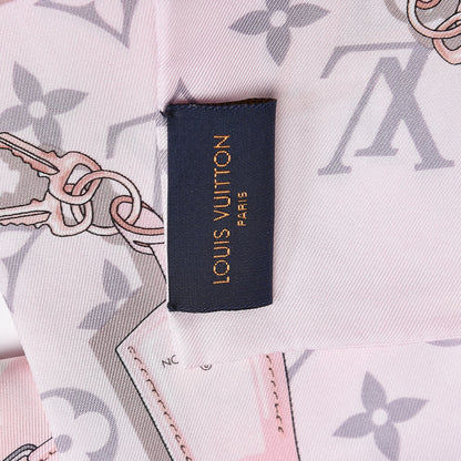 Louis Vuitton Silk Monogram Confidential Bandeau Light Pink 4 of 5