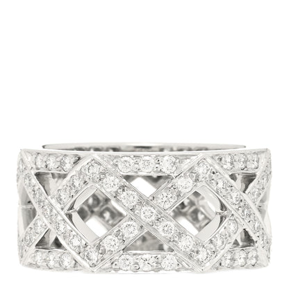 Tiffany Platinum Diamond Legacy Celebration Braided Band Ring 46 3.75 2 of 3