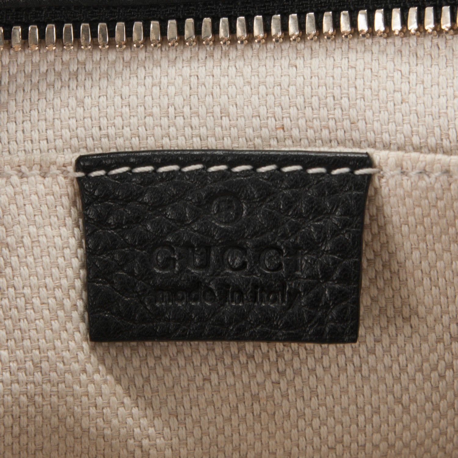 Gucci Pebbled Calfskin Small Soho Disco Bag Black 6 of 7