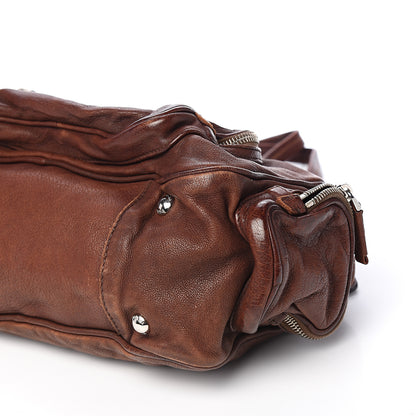 Prada Soft Calf Shoulder Bag Bruciato 8 of 9