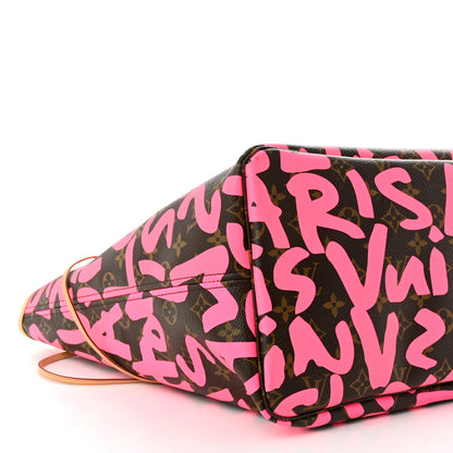 Louis Vuitton Monogram Graffiti Neverfull GM Fuchsia 10 of 10