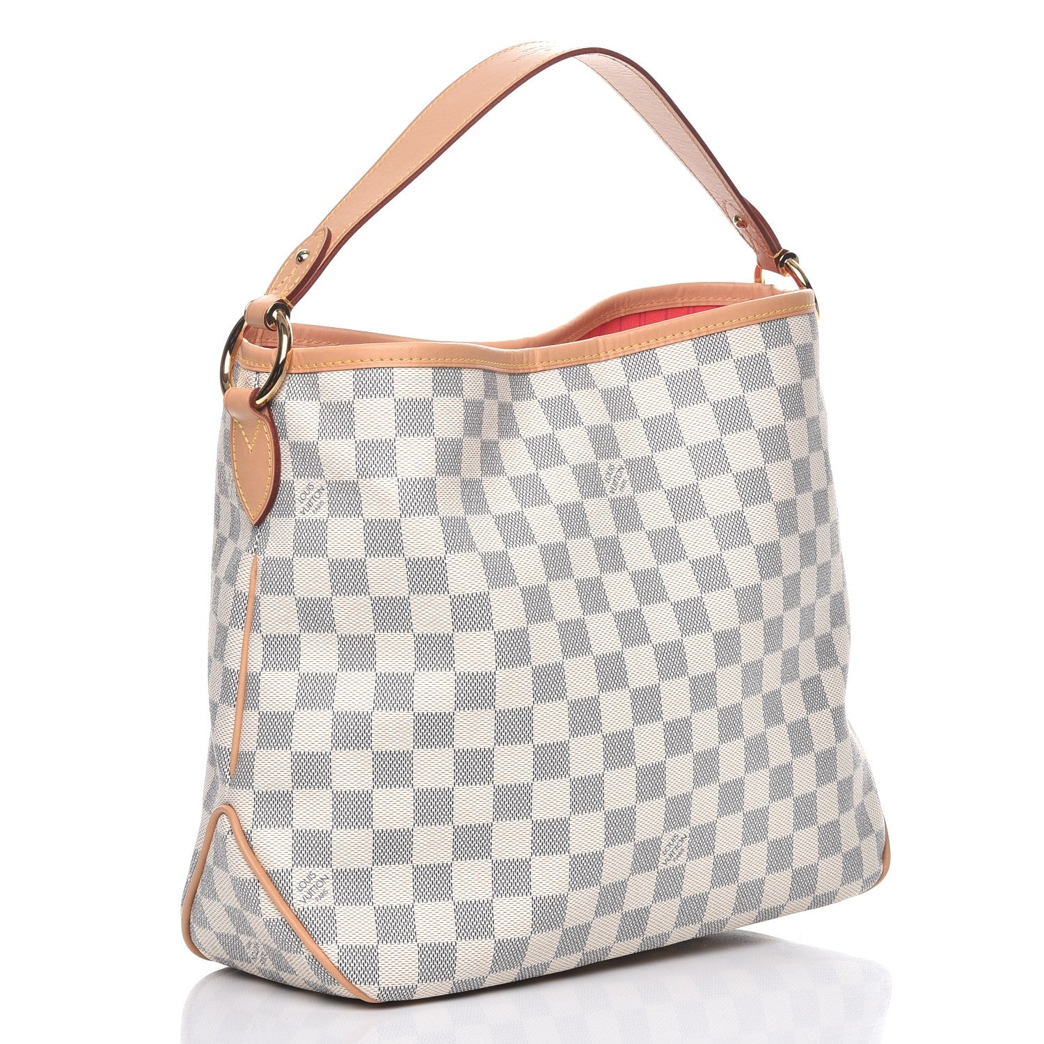 Louis Vuitton Damier Azur Delightful PM Pink 3 of 8