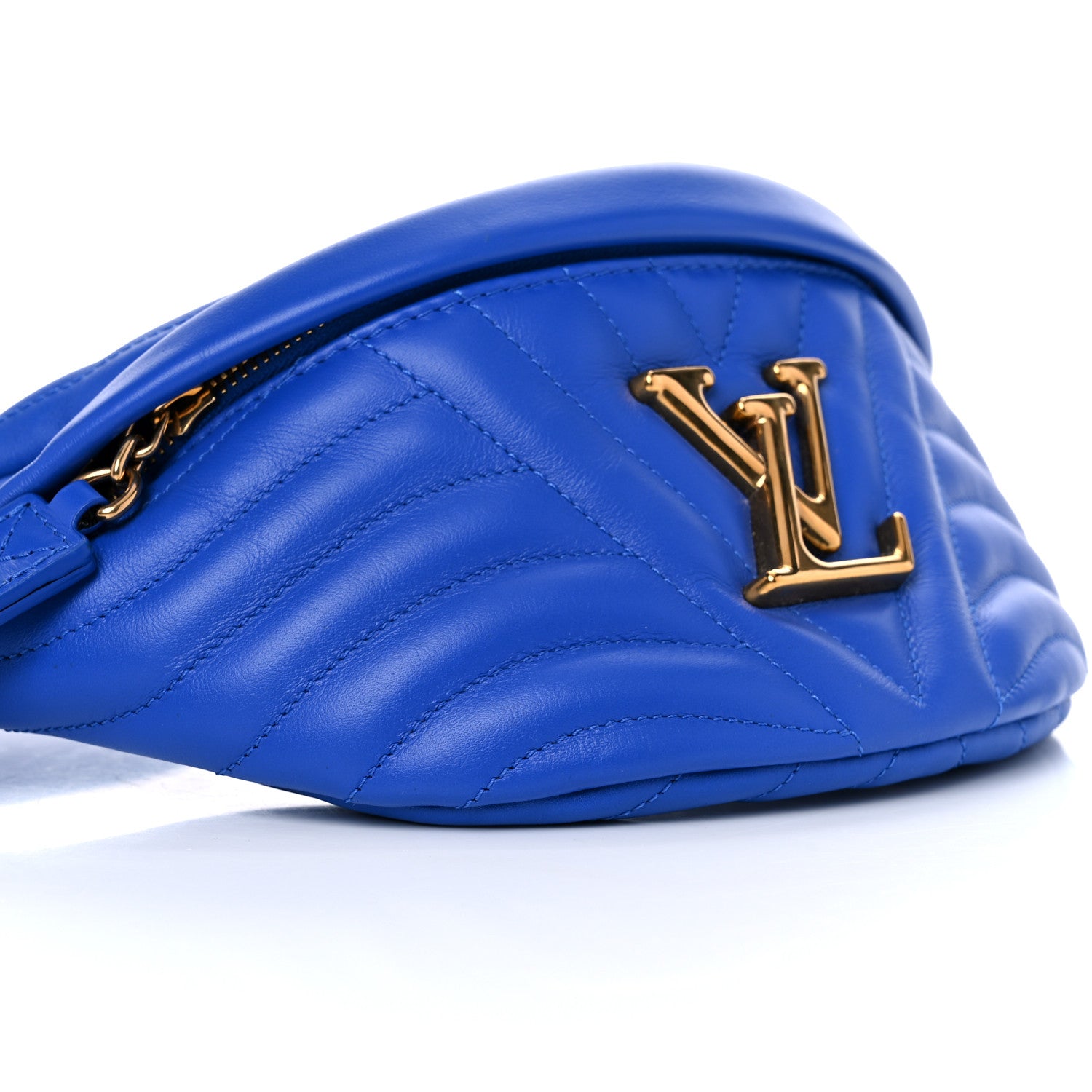 Louis Vuitton Calfskin New Wave Bumbag Blue Neon 8 of 10