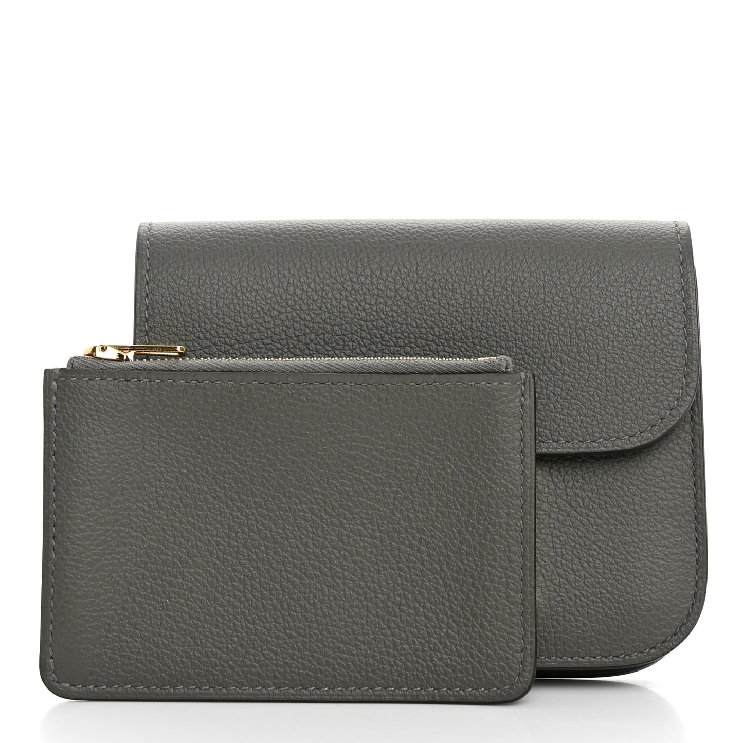 Evercolor Constance Slim Wallet Gris Meyer