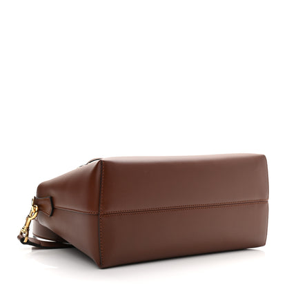 Fendi Vitello King Macro Stitchings Logo Medium By The Way Boston Bag Praline 4 of 12