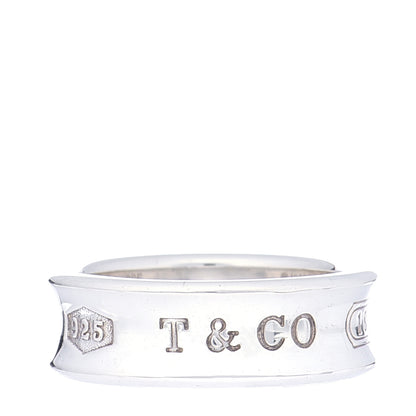 Tiffany Sterling Silver 1837 Band Ring 54 6.75 1 of 7