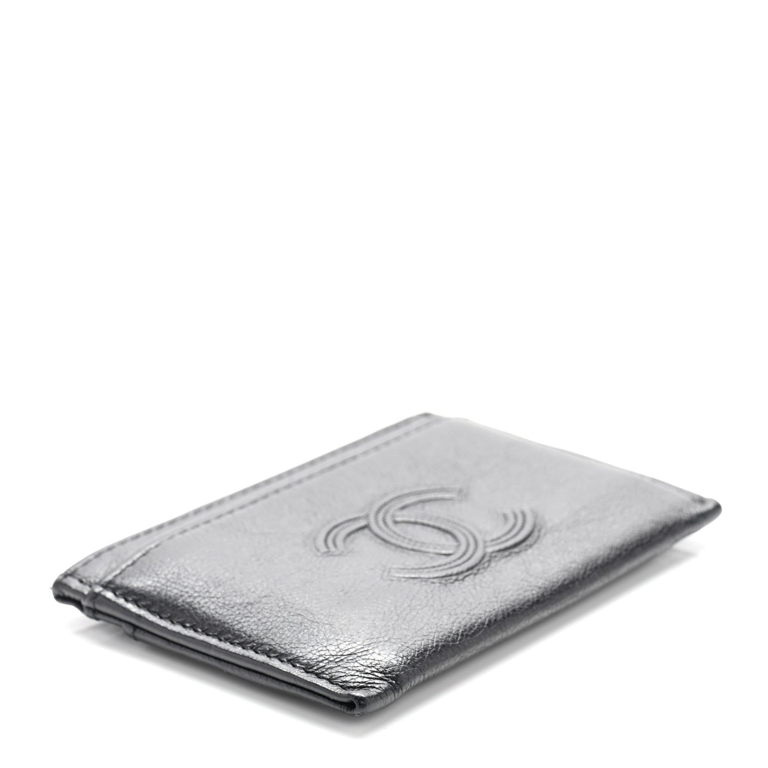 Chanel Calfskin CC Card Holder Black 4 of 9