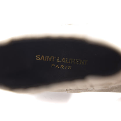 Saint Laurent Suede West Chelsea Boots 36 Grey 6 of 7