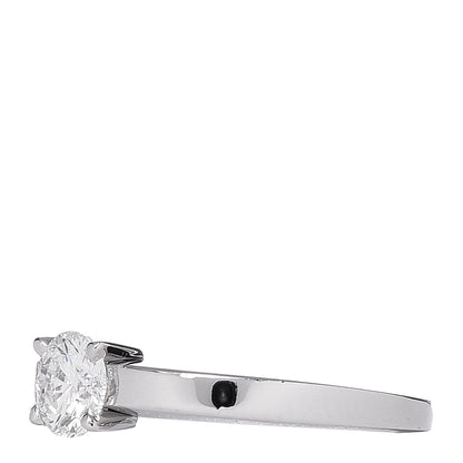 Cartier Platinum .53ct Diamond Solitaire Engagement Ring 48 4.5 3 of 8